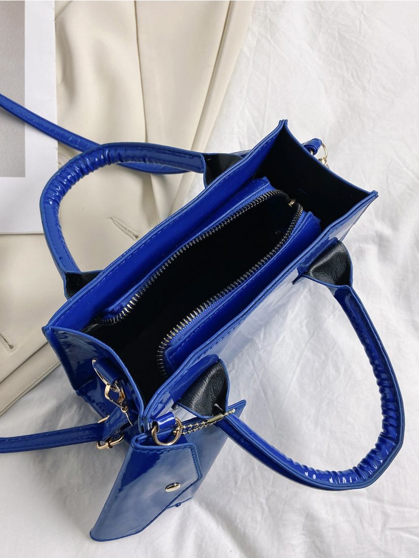 Mini Minimalist Square Bag With Coin Purse