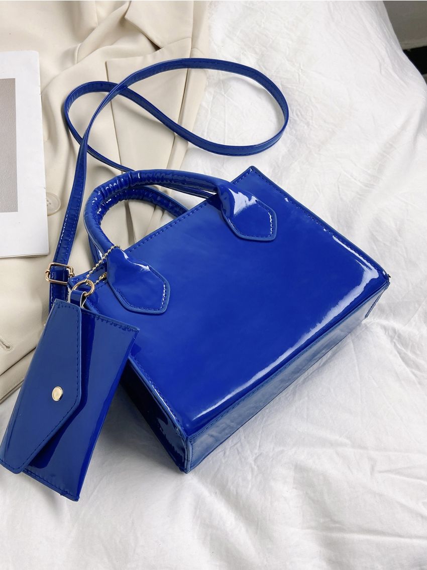 Mini Minimalist Square Bag With Coin Purse