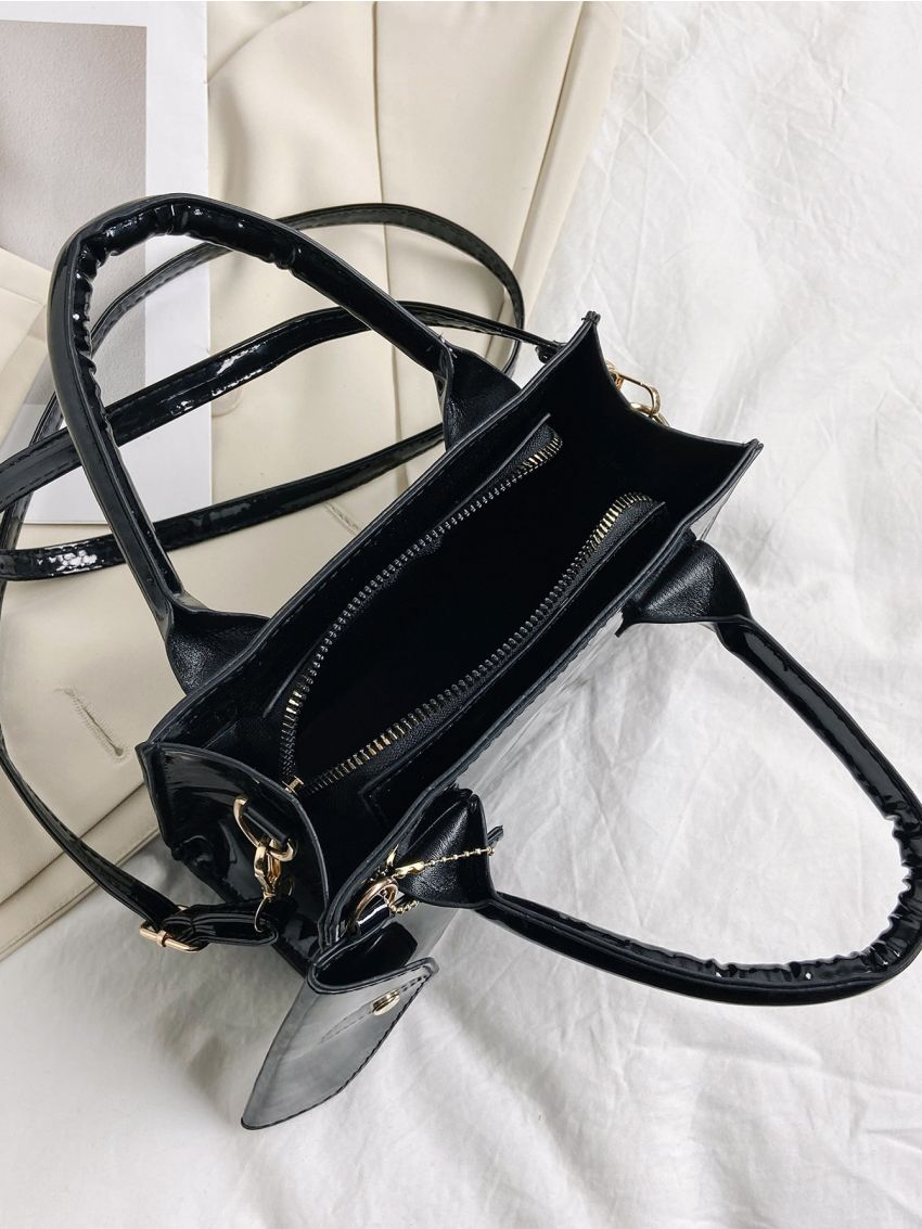 Mini Square Bag With Coin Purse