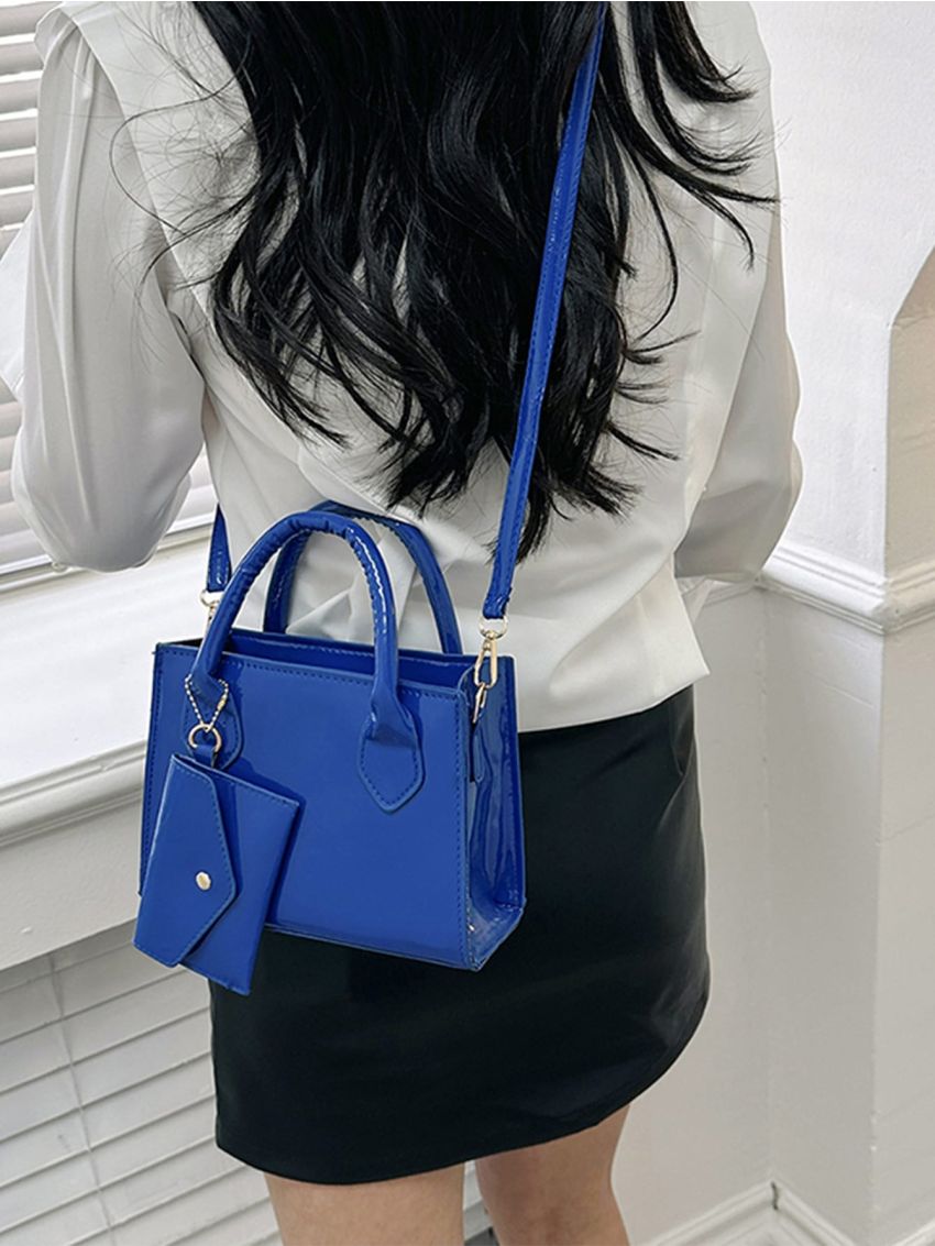 Mini Minimalist Square Bag With Coin Purse