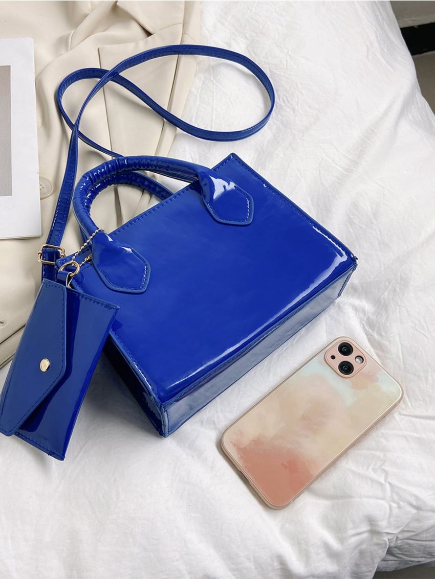 Mini Minimalist Square Bag With Coin Purse
