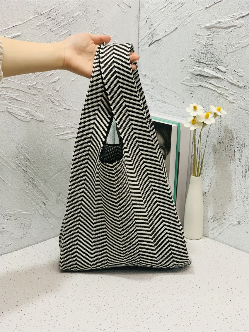 Chevron Pattern Crochet Bag