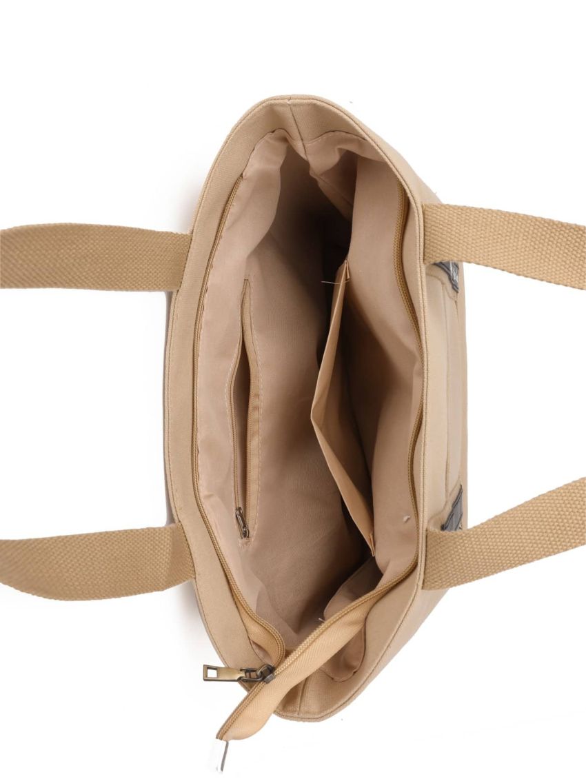 Letter Graphic Shoulder Bag