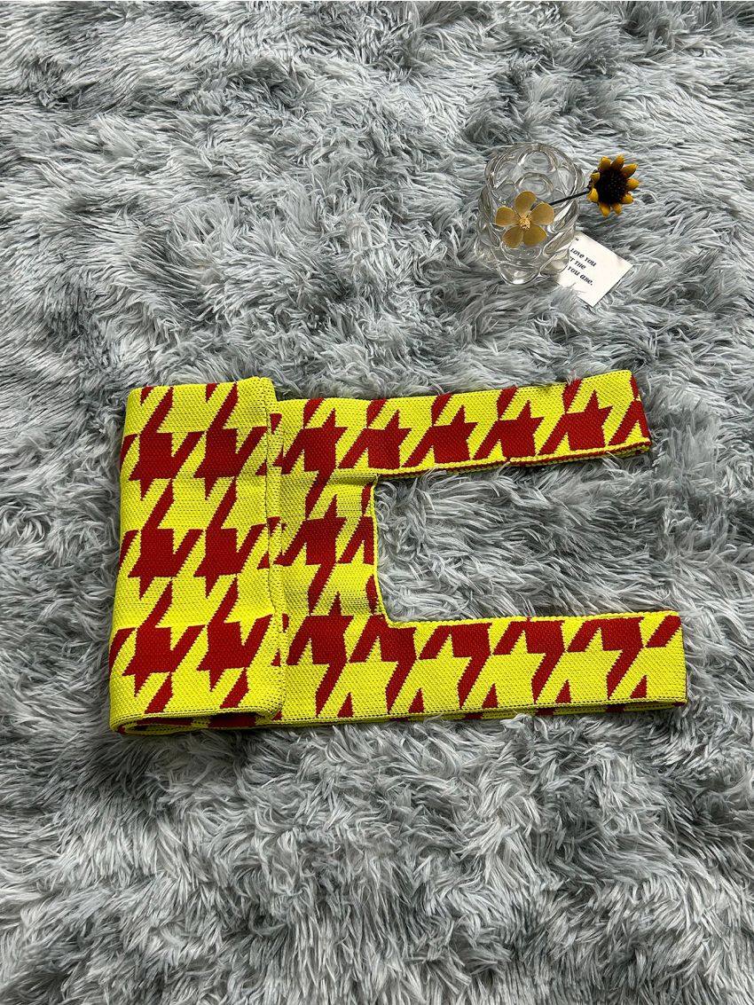 Geometric Pattern Crochet Bag