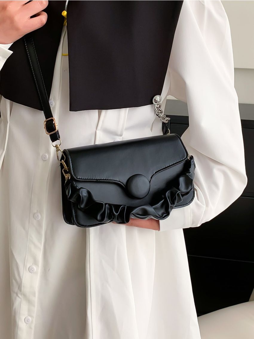 Minimalist Flap Square Bag