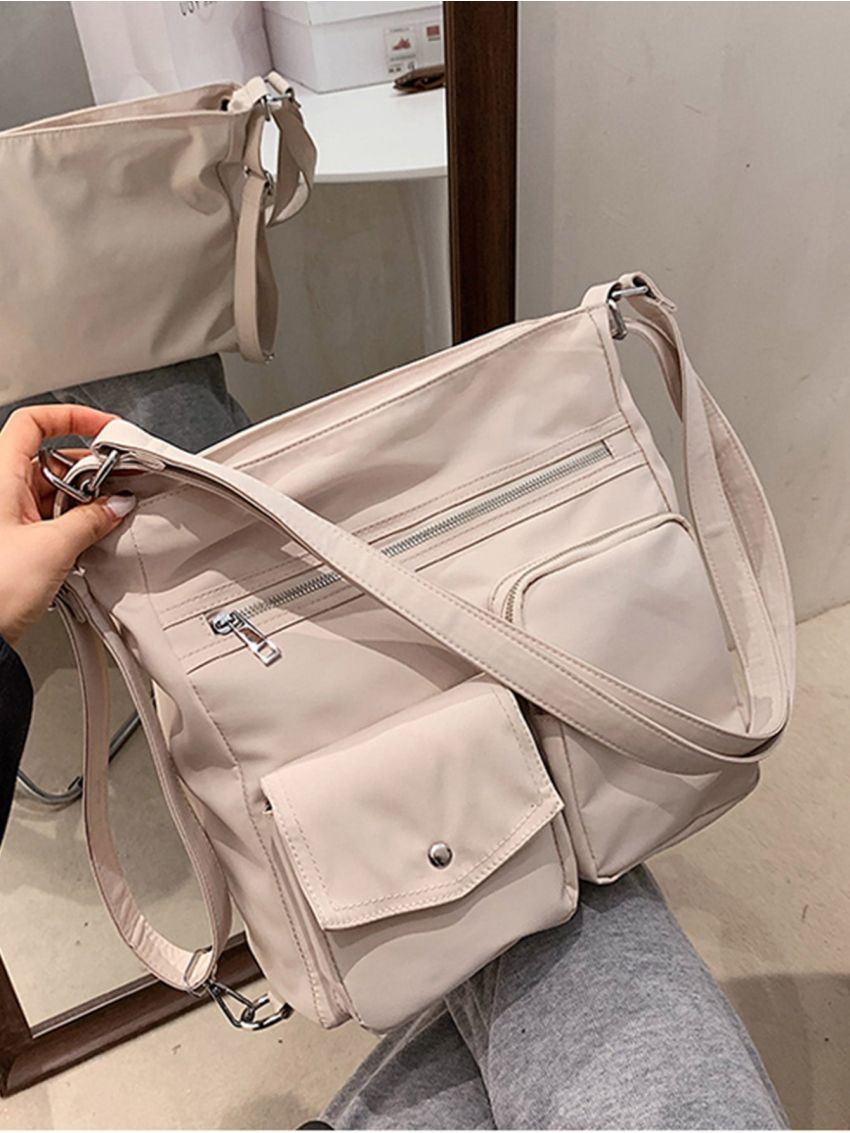 Multi Pocket Hobo Bag