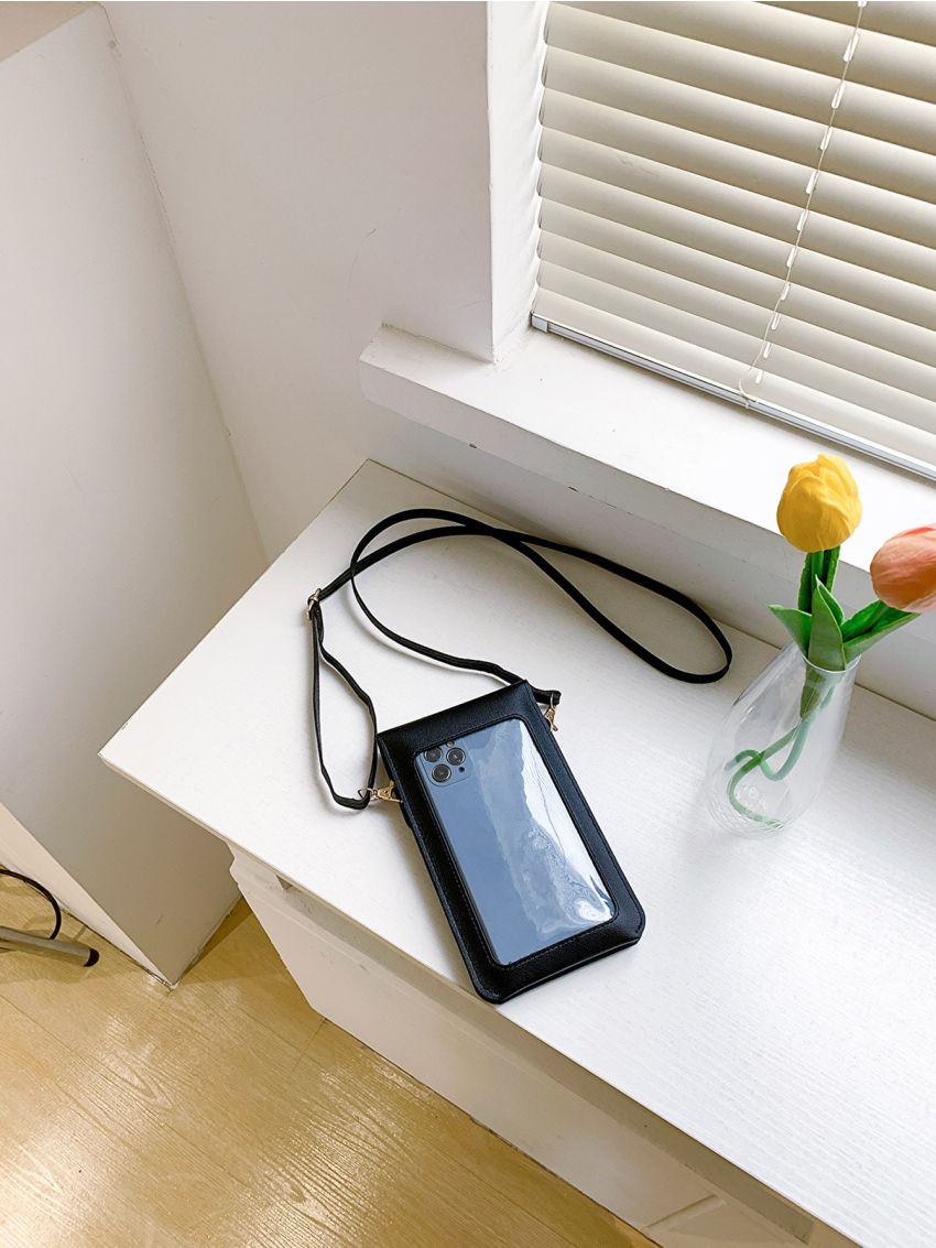 Flower Graphic Square Bag Mini Flap