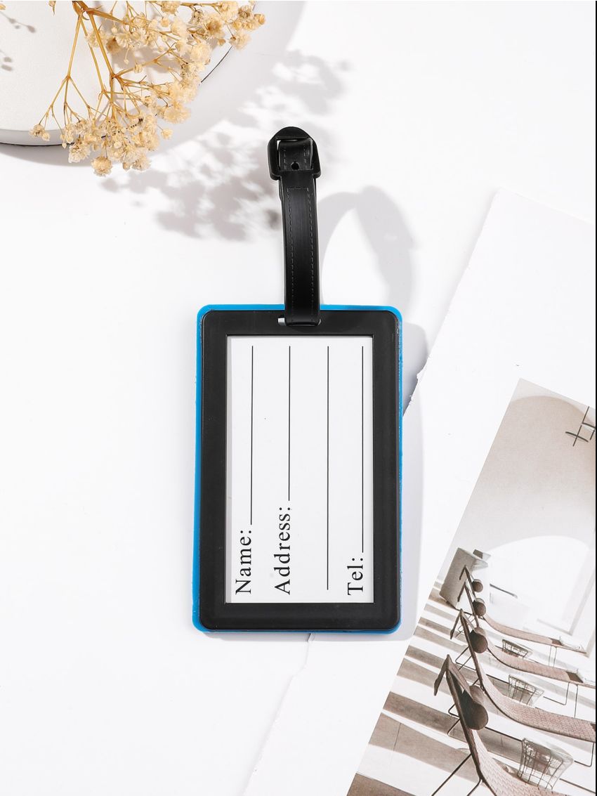 Letter Graphic Luggage Tag