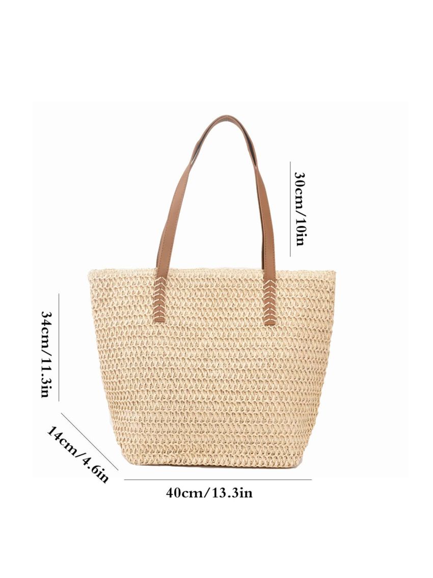 Minimalist Straw Bag