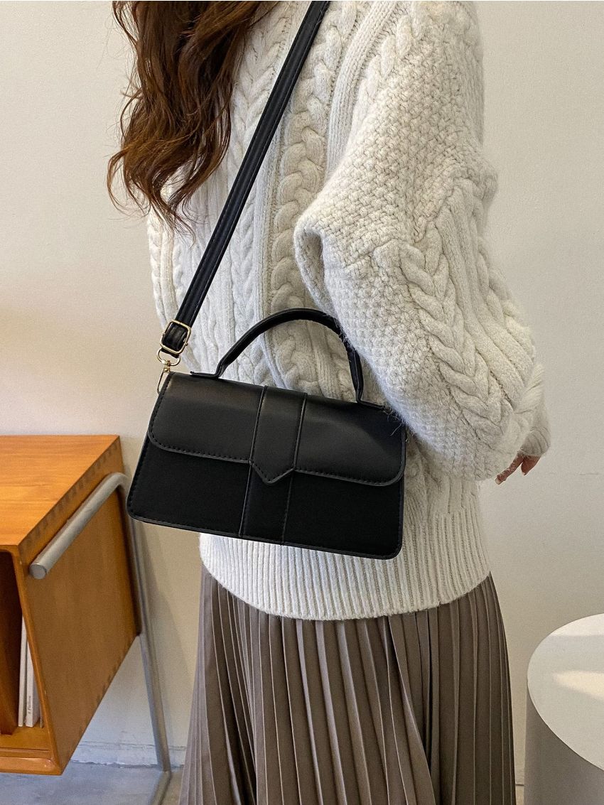 Minimalist Flap Square Bag
