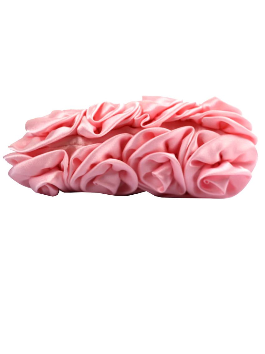 Flower Graphic Kiss Lock Evening Bag