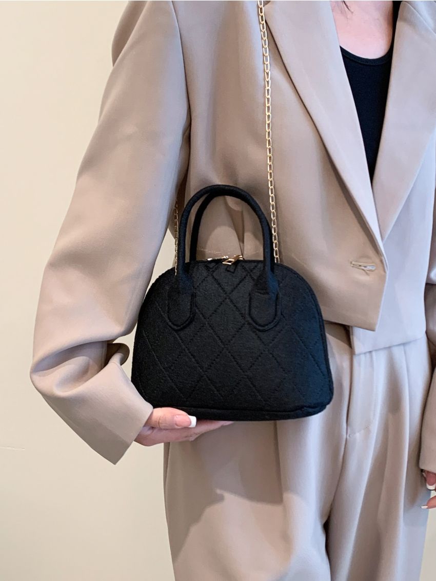 Mini Stitch Chain Dome Bag