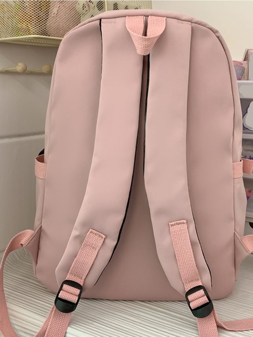 Letter Graphic Functional Backpack