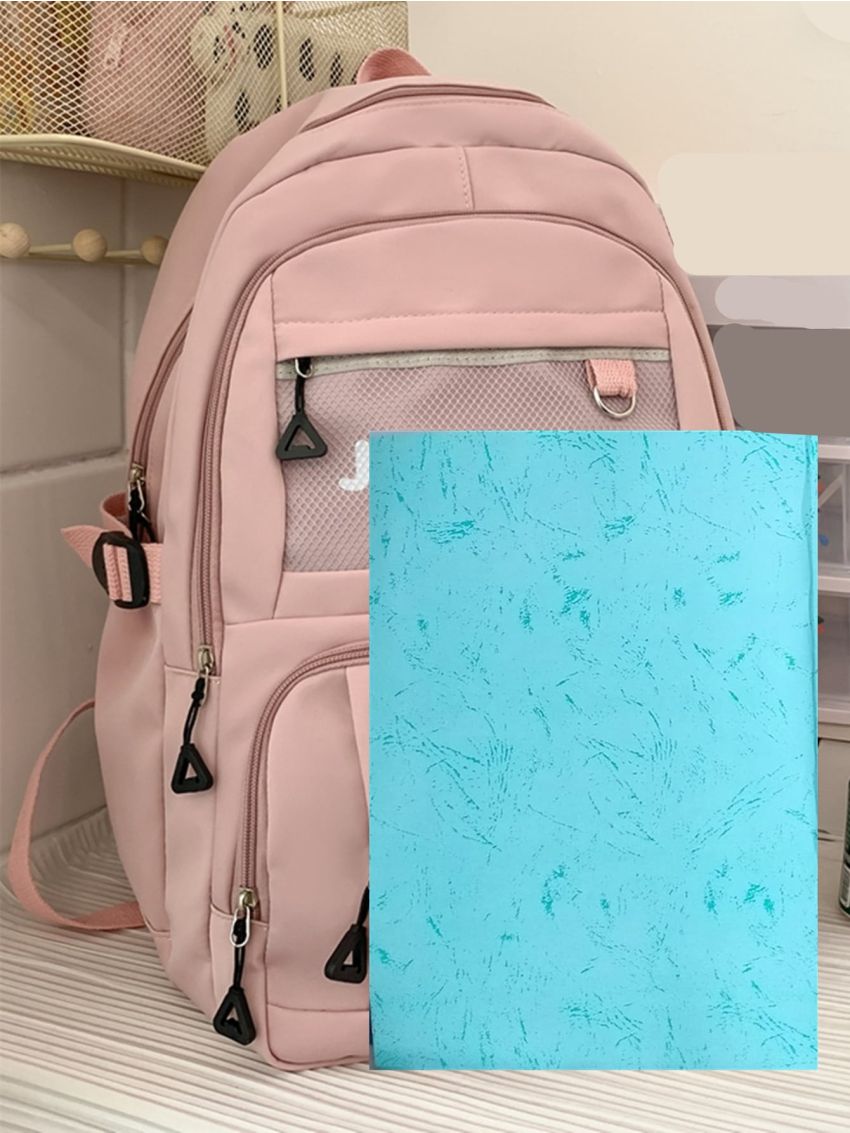 Letter Graphic Functional Backpack