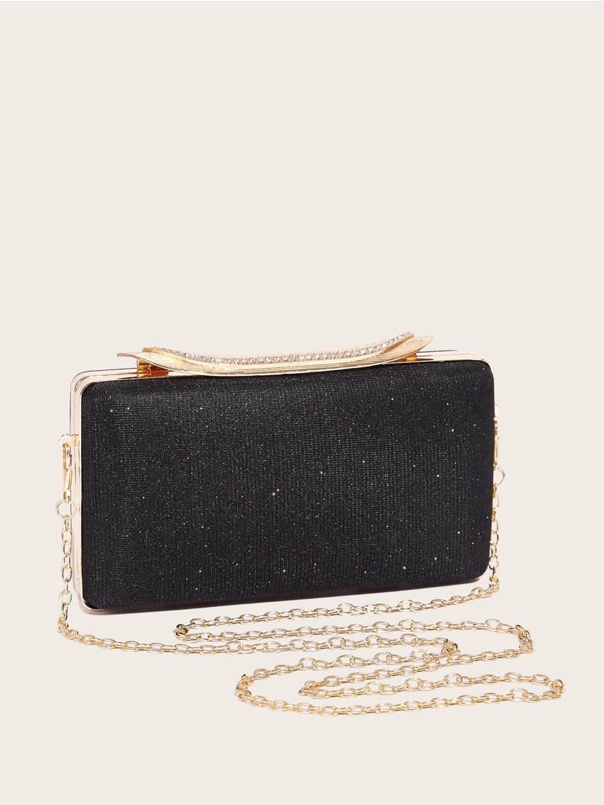 Mini Glitter Chain Box Bag