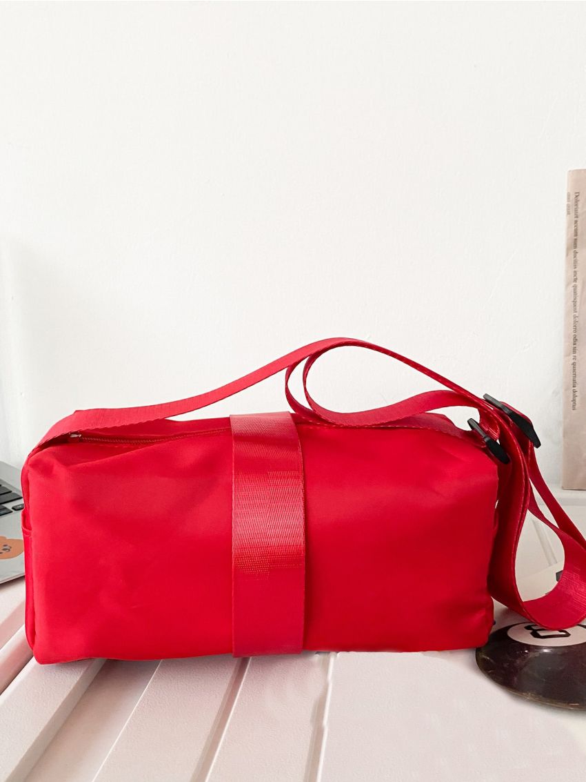 Release Buckle Decor Square Bag