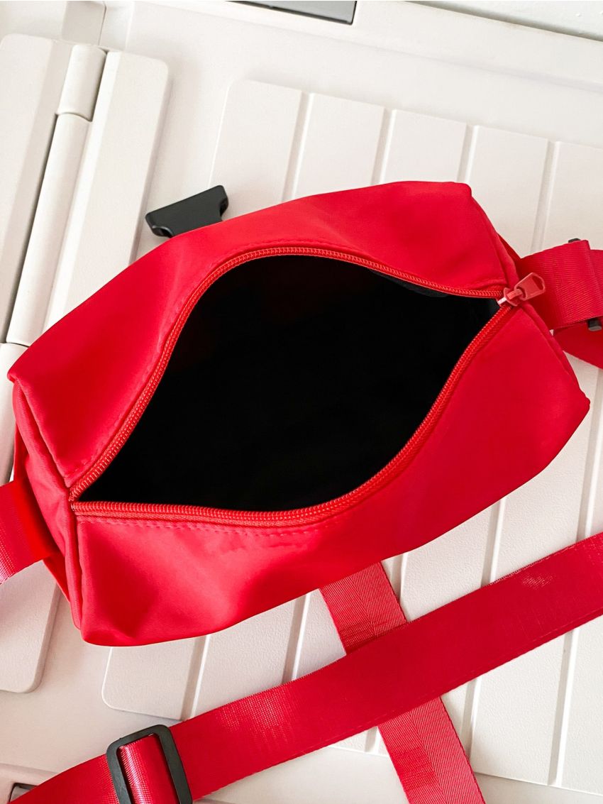 Release Buckle Decor Square Bag