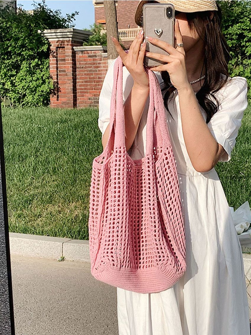 Minimalist Hollow Out Crochet Bag