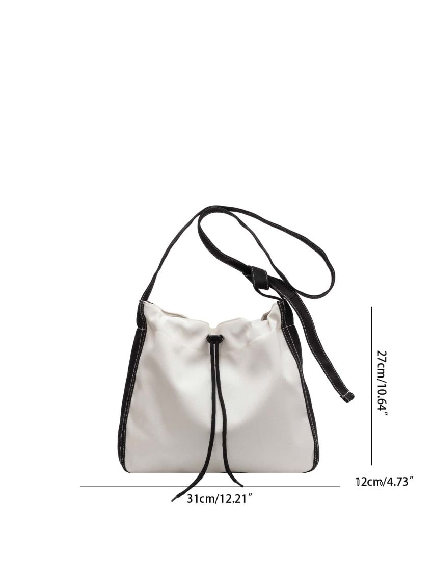 Drawstring Design Hobo Bag