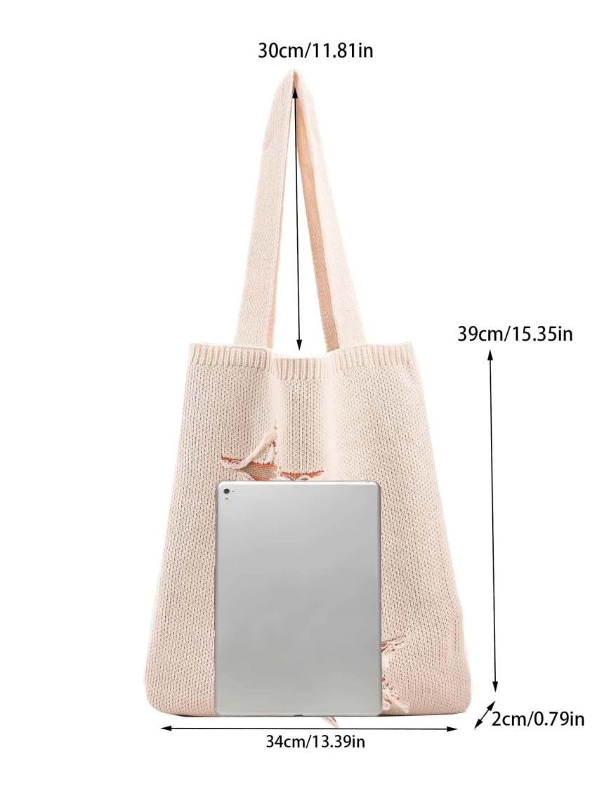 Star Graphic Crochet Bag Medium Vacation