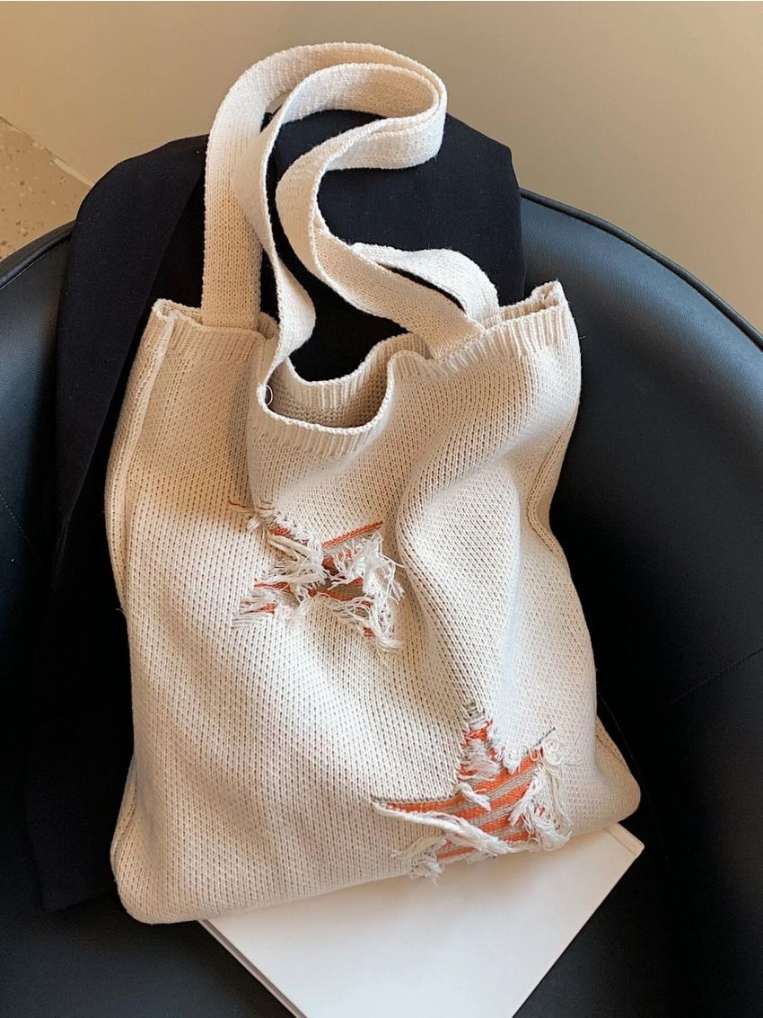 Star Graphic Crochet Bag Medium Vacation