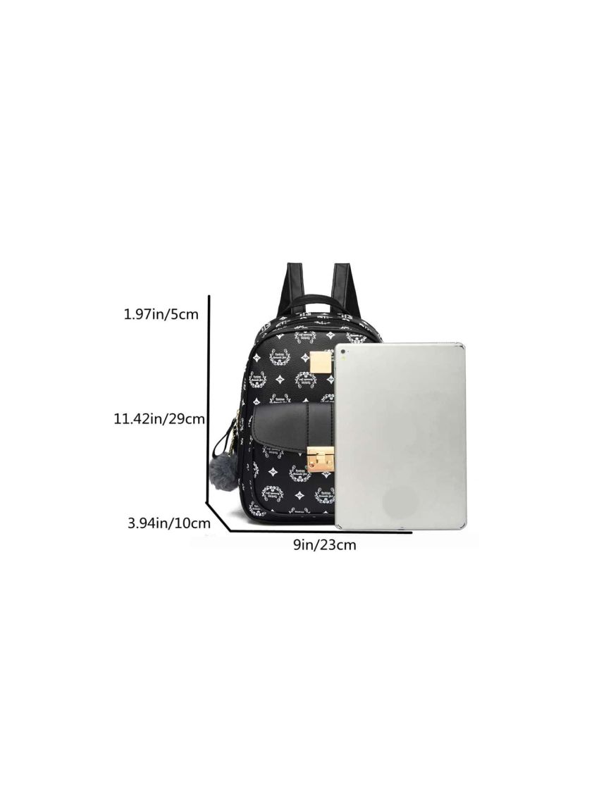 Letter Graphic Classic Backpack