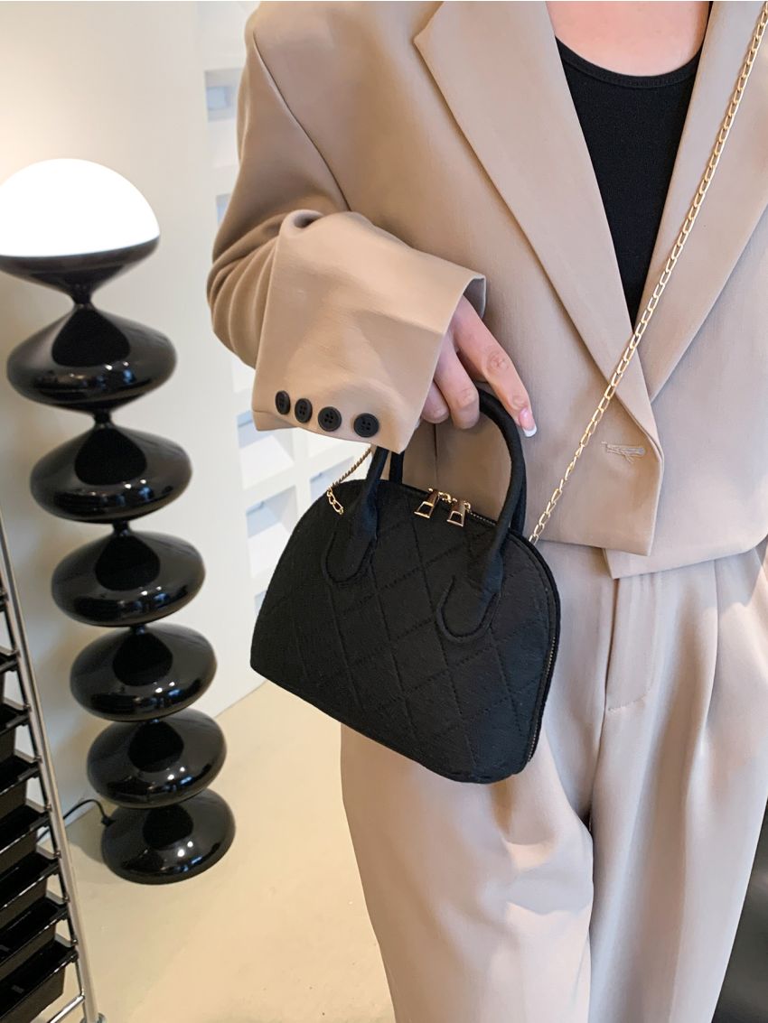 Mini Stitch Chain Dome Bag