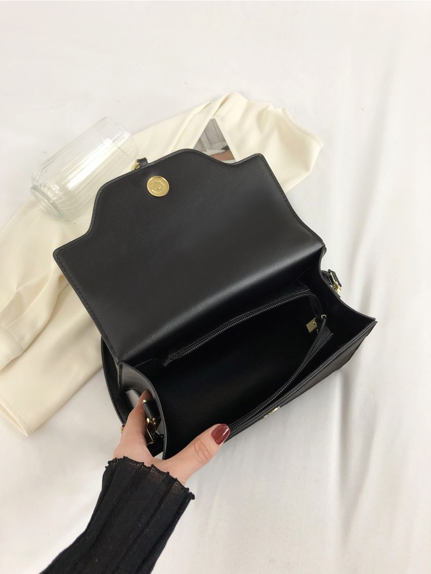 Minimalist Flap Square Bag