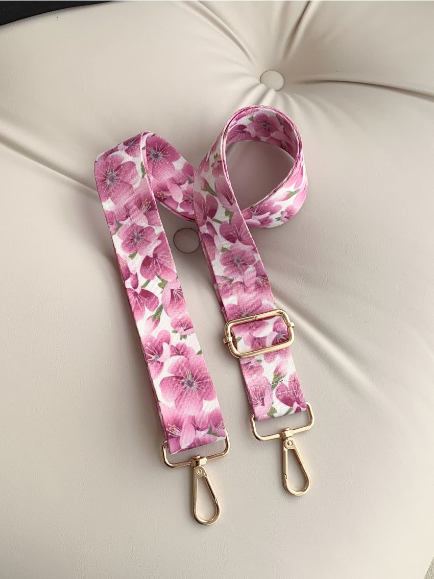 Floral Pattern Bag Strap