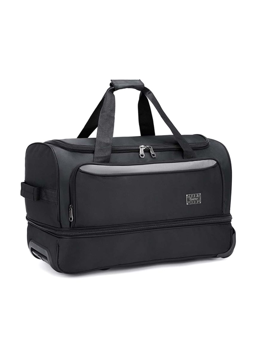 Letter Patch Decor Duffel Bag