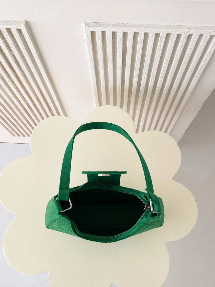 Stitch Detail Hobo Bag