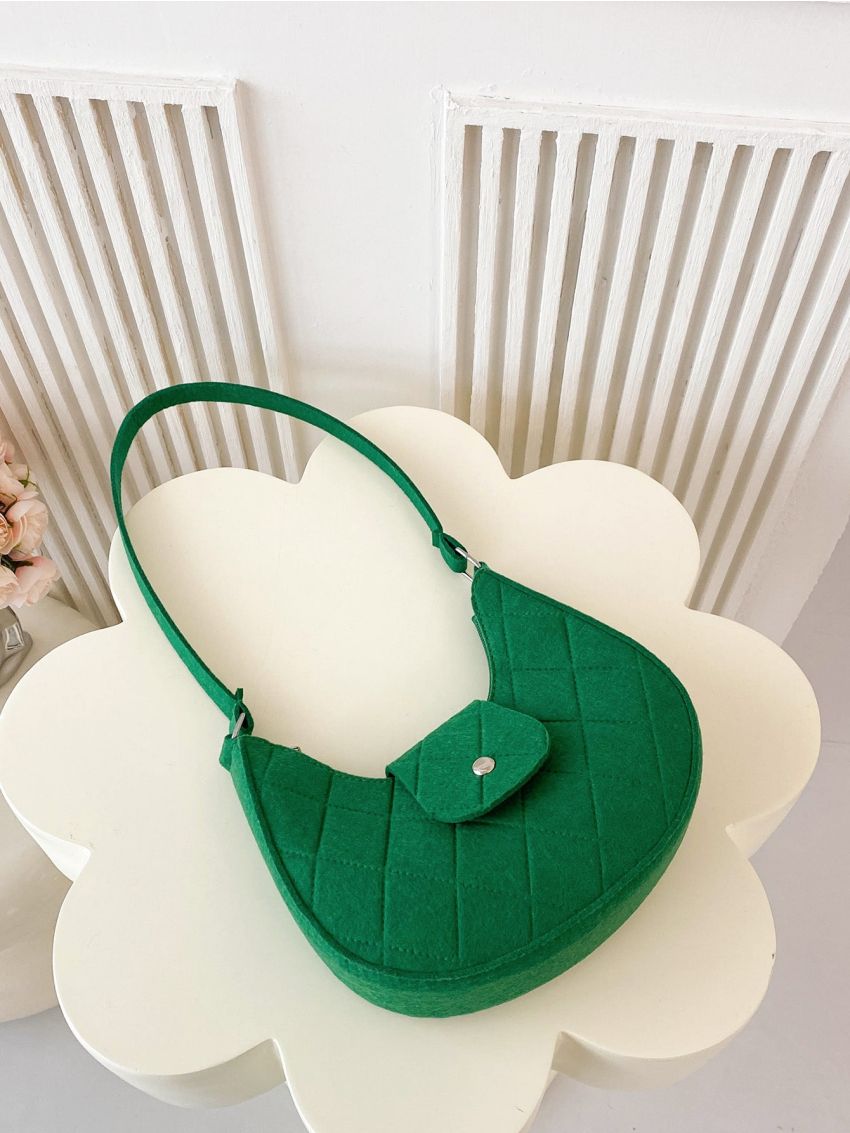 Stitch Detail Hobo Bag