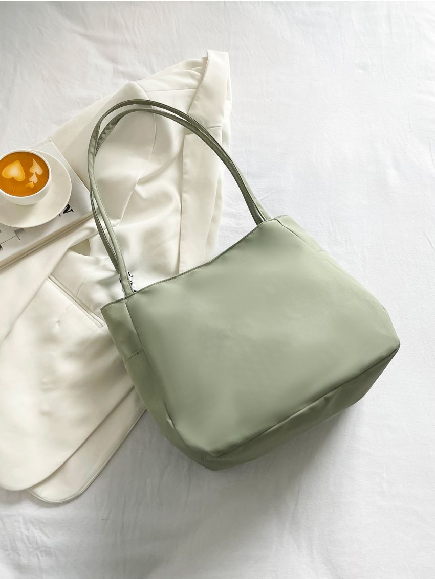 Polka Dot Twilly Scarf Decor Shopper Bag