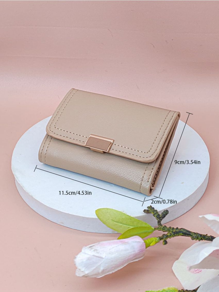 Litchi Embossed Small Wallet