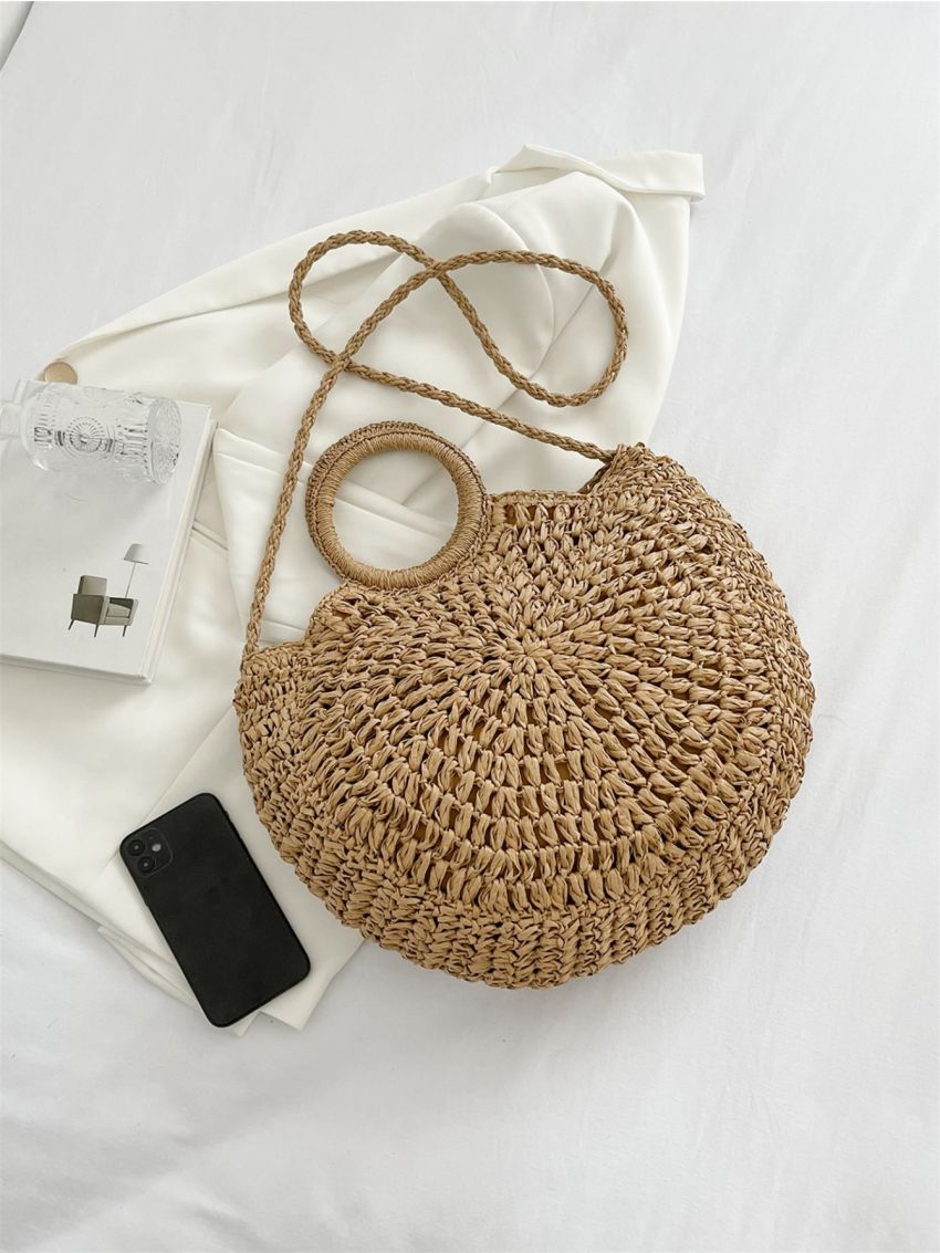 Minimalist Straw Bag