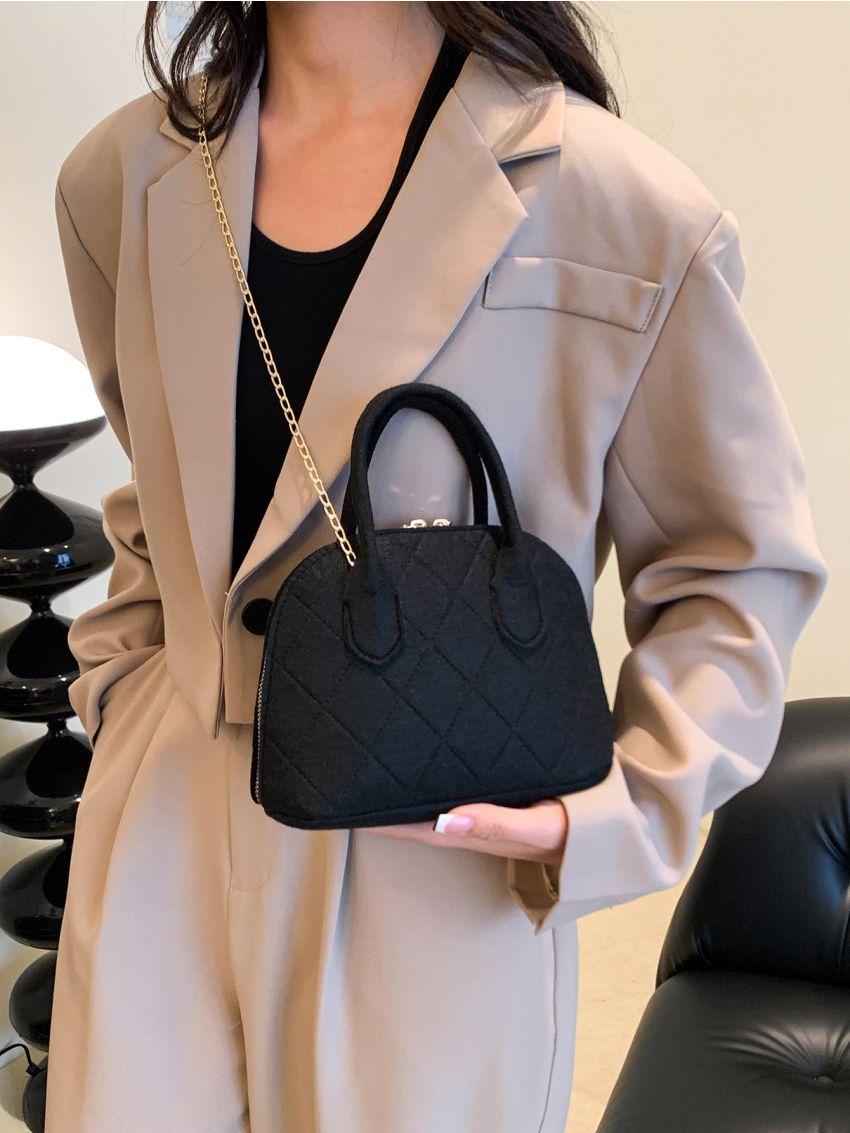 Mini Stitch Chain Dome Bag