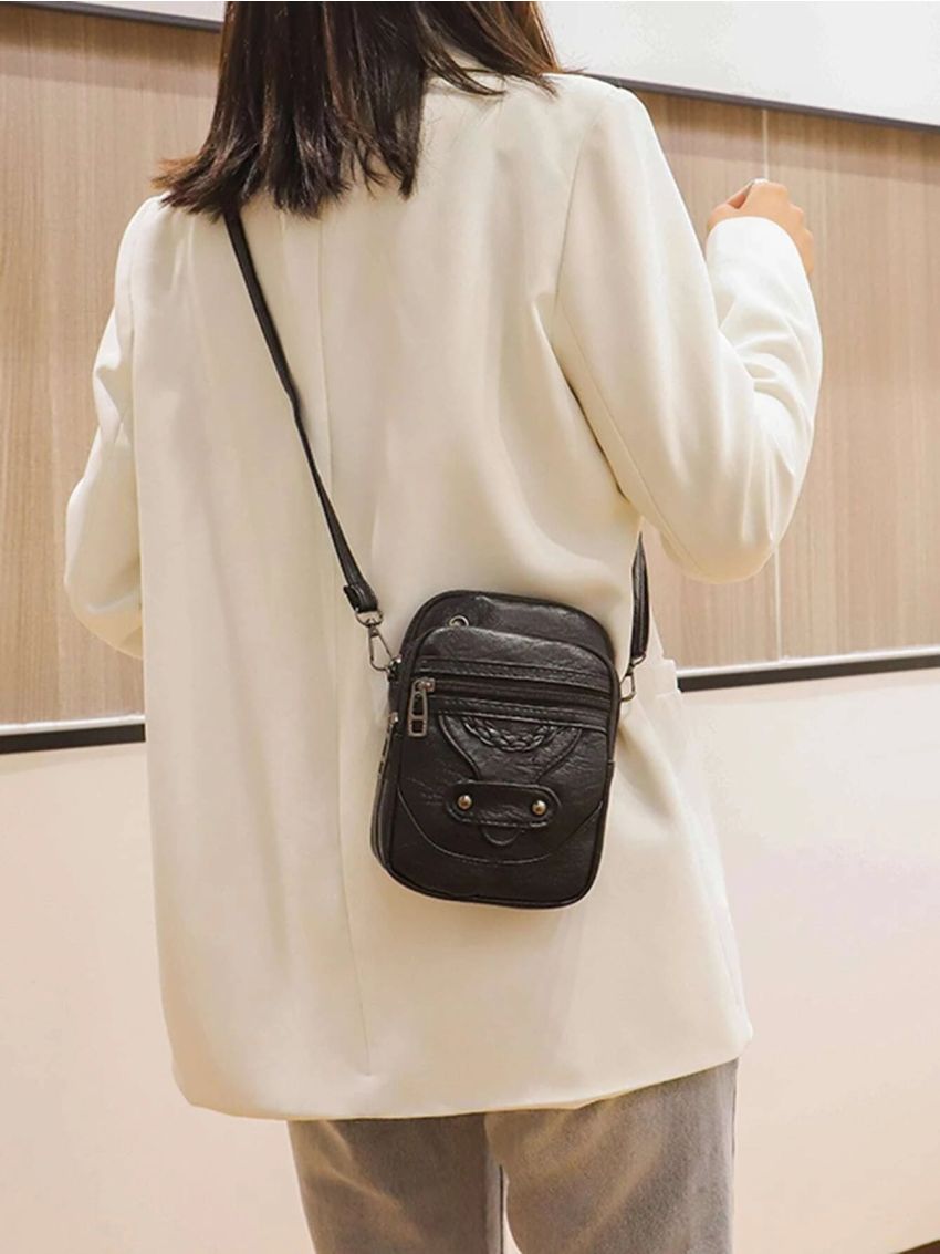 Studded Detail Phone Wallet