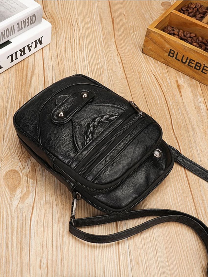 Studded Detail Phone Wallet