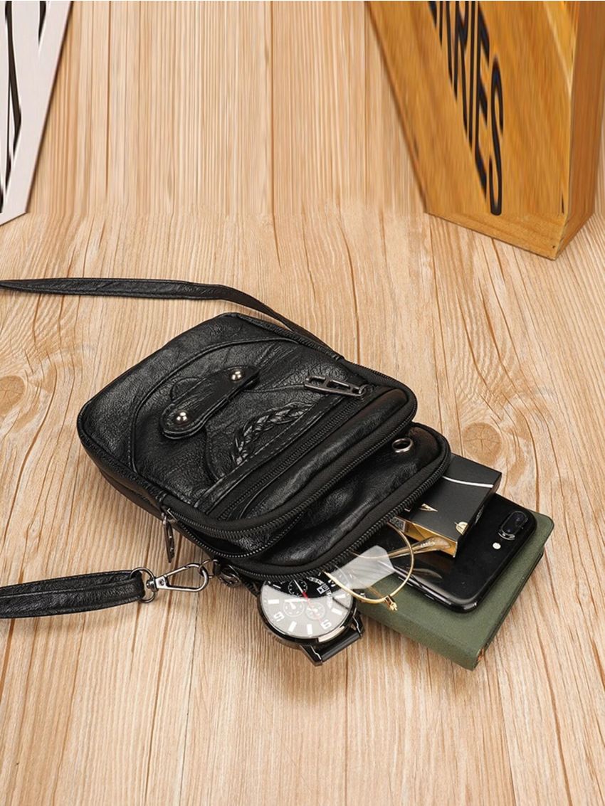 Studded Detail Phone Wallet