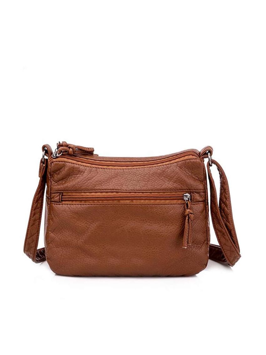 Minimalist Braided Design Crossbody Bag