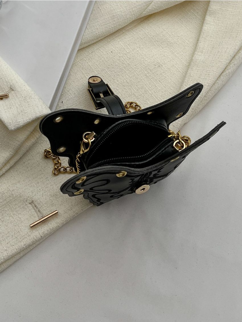 Mini Butterfly Design Chain Novelty Bag