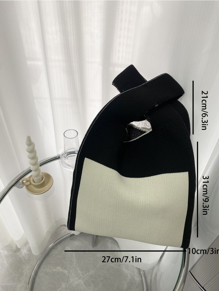 Two Tone Crochet Bag