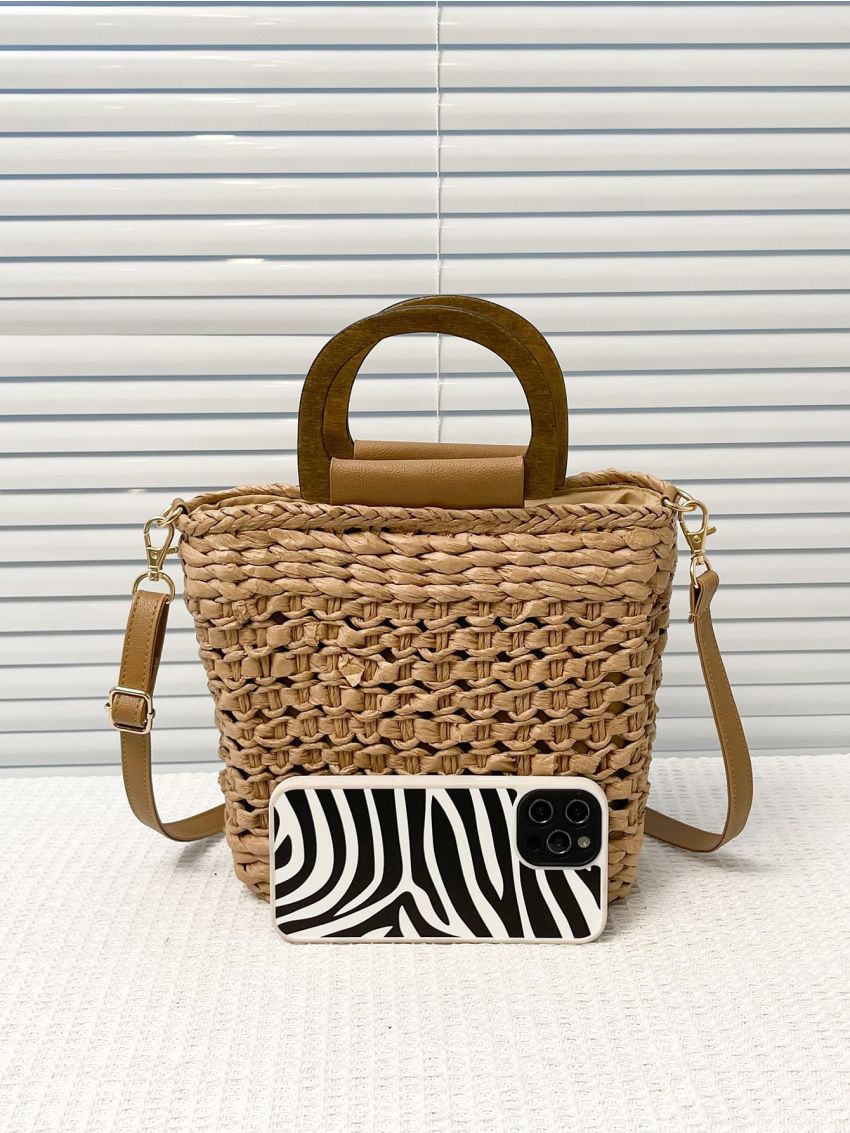 Minimalist Straw Bag