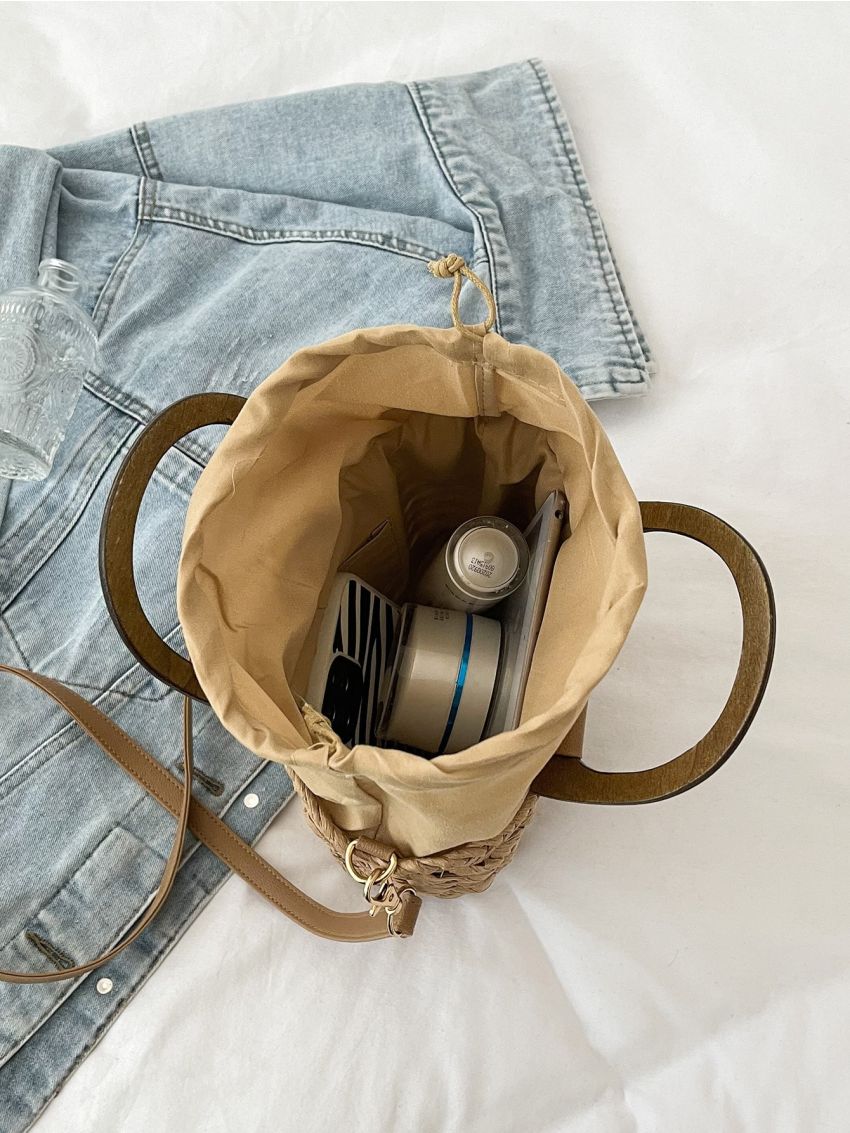 Minimalist Straw Bag