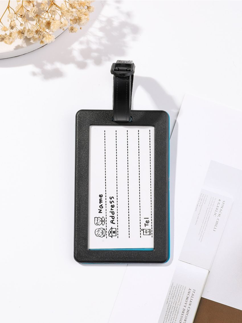 Letter Graphic Luggage Tag