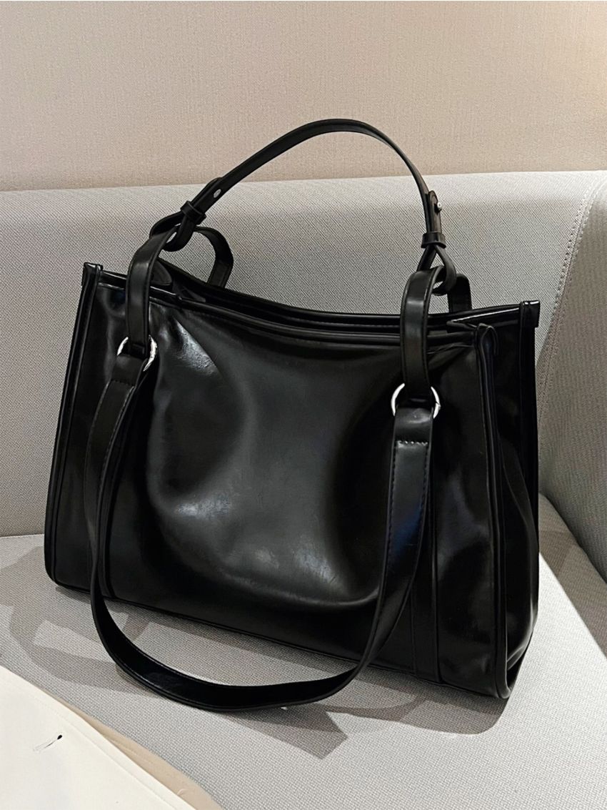 Minimalist Top Handle Square Bag