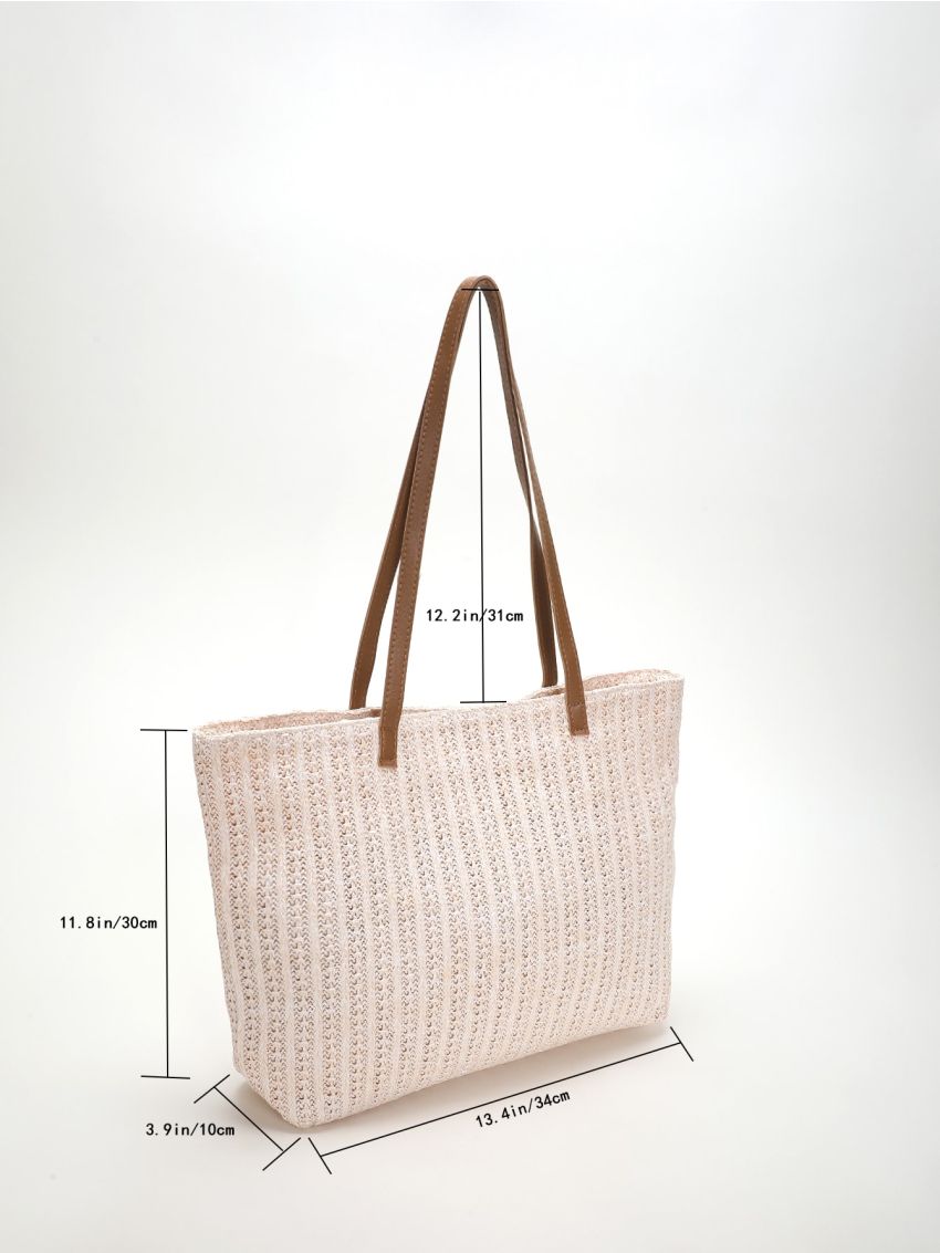 Minimalist Straw Bag