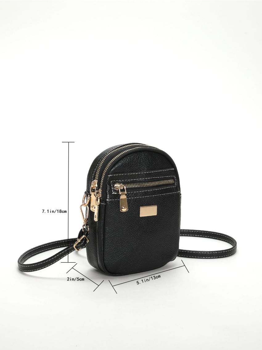 Metal Decor Phone Wallet