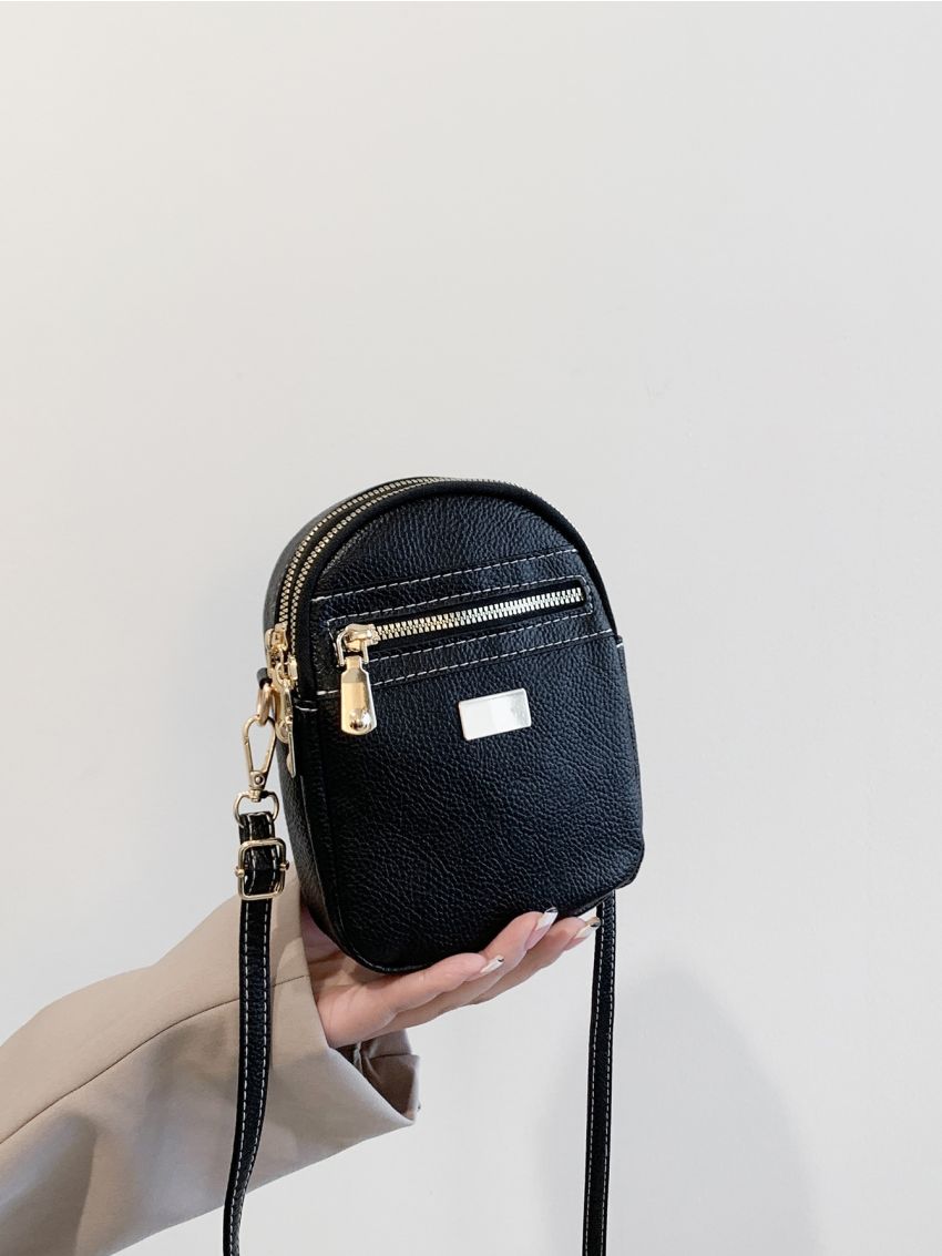 Metal Decor Phone Wallet