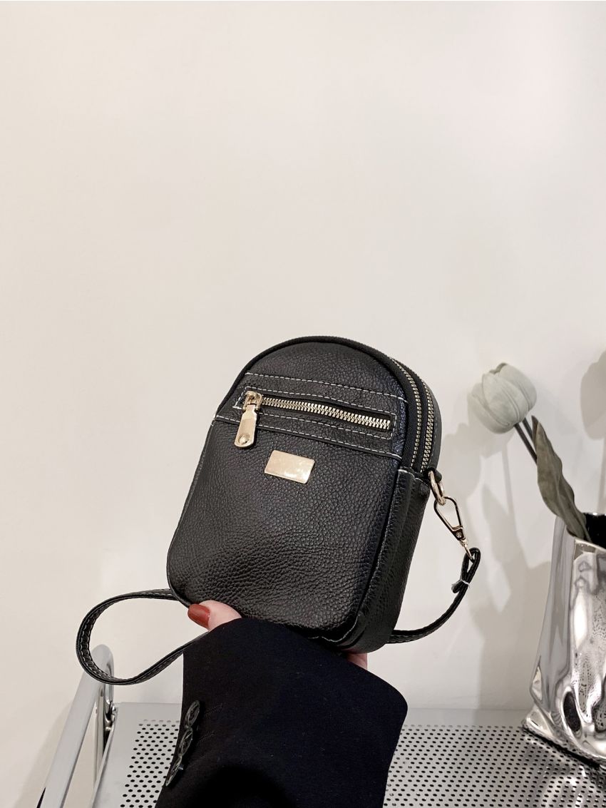 Metal Decor Phone Wallet